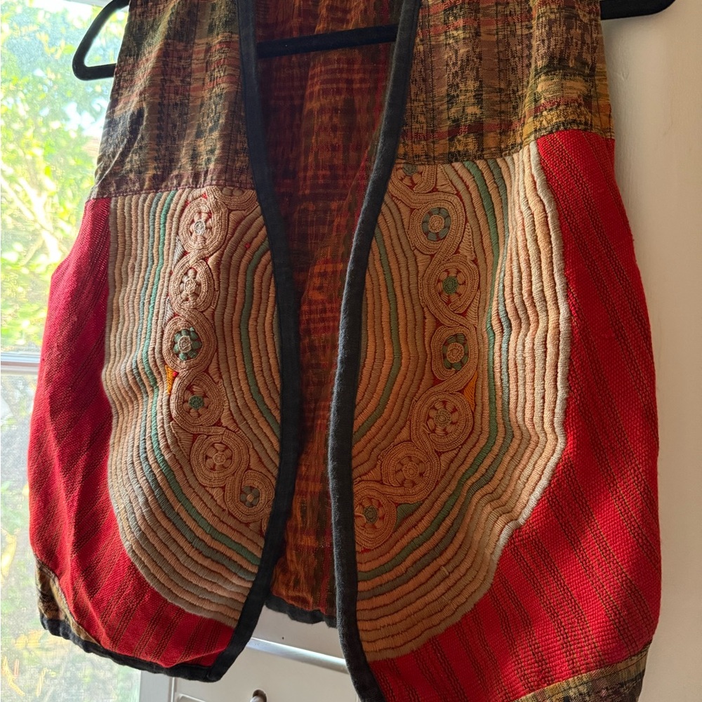 Colorful Embroidered Vest